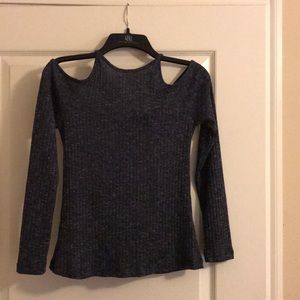 Women’s long sleeve cold shoulder GB shirt